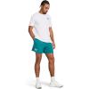 imageUnder Armour Mens Rival Terry 6inch Shorts464 Circuit Teal   Onyx White
