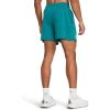 imageUnder Armour Mens Rival Terry 6inch Shorts464 Circuit Teal   Onyx White