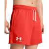 imageUnder Armour Mens Rival Terry 6inch Shorts860 Dark Orange   Onyx White