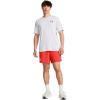 imageUnder Armour Mens Rival Terry 6inch Shorts860 Dark Orange   Onyx White