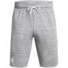 imageUnder Armour Mens Rival Terry Shorts011 Mod Gray Light Heather   Onyx White