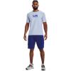 imageUnder Armour Mens Rival Terry Shorts457 Bauhaus Blue Full Heather   Onyx White