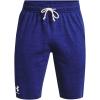 imageUnder Armour Mens Rival Terry Shorts457 Bauhaus Blue Full Heather   Onyx White