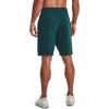 imageUnder Armour Mens Rival Terry Shorts717 Tourmaline Teal Full Heather   Onyx White