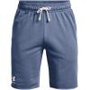 imageUnder Armour Mens Rival Terry Shorts767 Aurora Purple   Onyx White