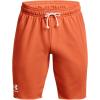 imageUnder Armour Mens Rival Terry Shorts866 Orange Blast   Onyx White