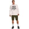 imageUnder Armour Mens Rival Terry ShortsMarine Od Green Full Heather 391Onyx White