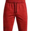 imageUnder Armour Mens Rival Terry ShortsRadiant Red Full Heather 839Black