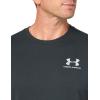 imageUnder Armour Mens Sportstyle Left Chest Short Sleeve TShirt016 Anthracite   White