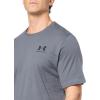 imageUnder Armour Mens Sportstyle Left Chest Short Sleeve TShirt025 Castlerock   Black