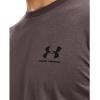imageUnder Armour Mens Sportstyle Left Chest Short Sleeve TShirt057 Ash Taupe   Black
