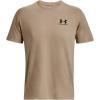 imageUnder Armour Mens Sportstyle Left Chest Short Sleeve TShirt237 Sahara   Black