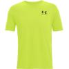 imageUnder Armour Mens Sportstyle Left Chest Short Sleeve TShirt324 Velocity  Black  Black