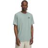 imageUnder Armour Mens Sportstyle Left Chest Short Sleeve TShirt348 Silica Green   Black