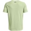 imageUnder Armour Mens Sportstyle Left Chest Short Sleeve TShirt370 Phosphor Green   Black