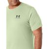 imageUnder Armour Mens Sportstyle Left Chest Short Sleeve TShirt370 Phosphor Green   Black