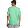imageUnder Armour Mens Sportstyle Left Chest Short Sleeve TShirt381 Court Green   White