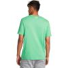 imageUnder Armour Mens Sportstyle Left Chest Short Sleeve TShirt381 Court Green   White