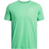 imageUnder Armour Mens Sportstyle Left Chest Short Sleeve TShirt381 Court Green   White