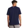 imageUnder Armour Mens Sportstyle Left Chest Short Sleeve TShirt410 Midnight Navy   White