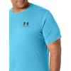 imageUnder Armour Mens Sportstyle Left Chest Short Sleeve TShirt431 Blue Topaz   Black
