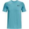 imageUnder Armour Mens Sportstyle Left Chest Short Sleeve TShirt433 Glacier Blue  Black  Black