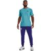 imageUnder Armour Mens Sportstyle Left Chest Short Sleeve TShirt433 Glacier Blue  Black  Black