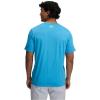 imageUnder Armour Mens Sportstyle Left Chest Short Sleeve TShirt453 Ether Blue   White