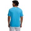 imageUnder Armour Mens Sportstyle Left Chest Short Sleeve TShirt453 Ether Blue   White