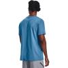 imageUnder Armour Mens Sportstyle Left Chest Short Sleeve TShirt466 Cosmic Blue   Black