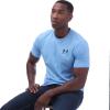 imageUnder Armour Mens Sportstyle Left Chest Short Sleeve TShirt469 Horizon Blue   Black