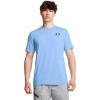 imageUnder Armour Mens Sportstyle Left Chest Short Sleeve TShirt469 Horizon Blue   Black