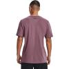 imageUnder Armour Mens Sportstyle Left Chest Short Sleeve TShirt500 Misty Purple   Black