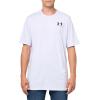 imageUnder Armour Mens Sportstyle Left Chest Short Sleeve TShirt535 Salt Purple   Black
