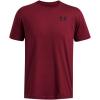 imageUnder Armour Mens Sportstyle Left Chest Short Sleeve TShirt625 Cardinal   Black