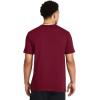 imageUnder Armour Mens Sportstyle Left Chest Short Sleeve TShirt625 Cardinal   Black