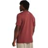 imageUnder Armour Mens Sportstyle Left Chest Short Sleeve TShirt689 Cinna Red   White
