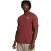 imageUnder Armour Mens Sportstyle Left Chest Short Sleeve TShirt689 Cinna Red   White