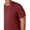 imageUnder Armour Mens Sportstyle Left Chest Short Sleeve TShirt691 Chestnut Red   Black