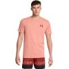 imageUnder Armour Mens Sportstyle Left Chest Short Sleeve TShirt696 Canyon Pink  