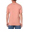 imageUnder Armour Mens Sportstyle Left Chest Short Sleeve TShirt697 Canyon Pink   Black