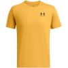imageUnder Armour Mens Sportstyle Left Chest Short Sleeve TShirt711 Golden Yellow   Black