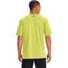 imageUnder Armour Mens Sportstyle Left Chest Short Sleeve TShirt743 Lime Yellow   Black