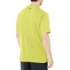 imageUnder Armour Mens Sportstyle Left Chest Short Sleeve TShirt743 Lime Yellow   Black