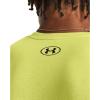 imageUnder Armour Mens Sportstyle Left Chest Short Sleeve TShirt743 Lime Yellow   Black
