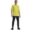 imageUnder Armour Mens Sportstyle Left Chest Short Sleeve TShirt743 Lime Yellow   Black