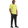 imageUnder Armour Mens Sportstyle Left Chest Short Sleeve TShirt743 Lime Yellow   Black