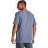 imageUnder Armour Mens Sportstyle Left Chest Short Sleeve TShirt767 Aurora Purple   Black