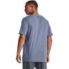 imageUnder Armour Mens Sportstyle Left Chest Short Sleeve TShirt767 Aurora Purple   Black
