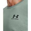 imageUnder Armour Mens Sportstyle Left Chest Short Sleeve TShirt781 Opal Green   Black